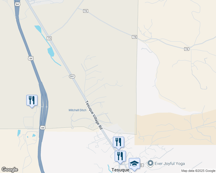 map of restaurants, bars, coffee shops, grocery stores, and more near in Tesuque