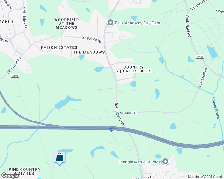 map of restaurants, bars, coffee shops, grocery stores, and more near 782 Bethlehem Rd in Knightdale