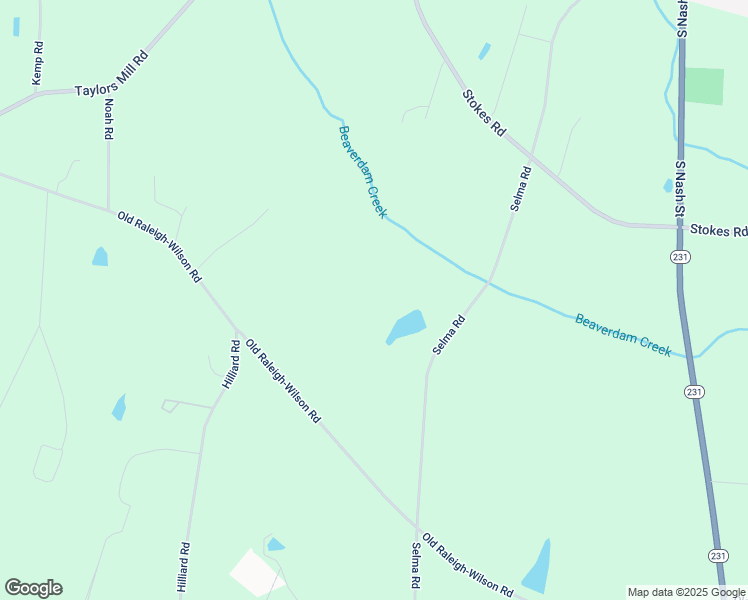 map of restaurants, bars, coffee shops, grocery stores, and more near 12489 Old Raleigh-Wilson Road in Middlesex