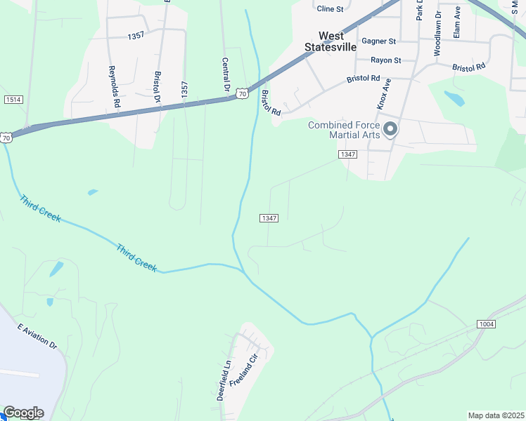map of restaurants, bars, coffee shops, grocery stores, and more near 1120 Rita Avenue in Statesville