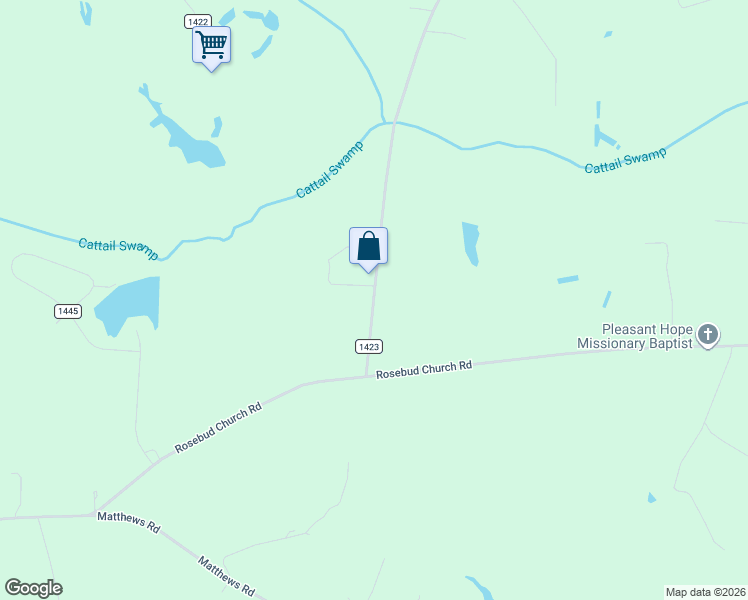 map of restaurants, bars, coffee shops, grocery stores, and more near 4800-4848 Redmon Road in Elm City