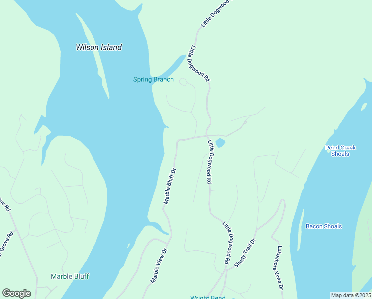 map of restaurants, bars, coffee shops, grocery stores, and more near 135 Marble Bluff Drive in Kingston