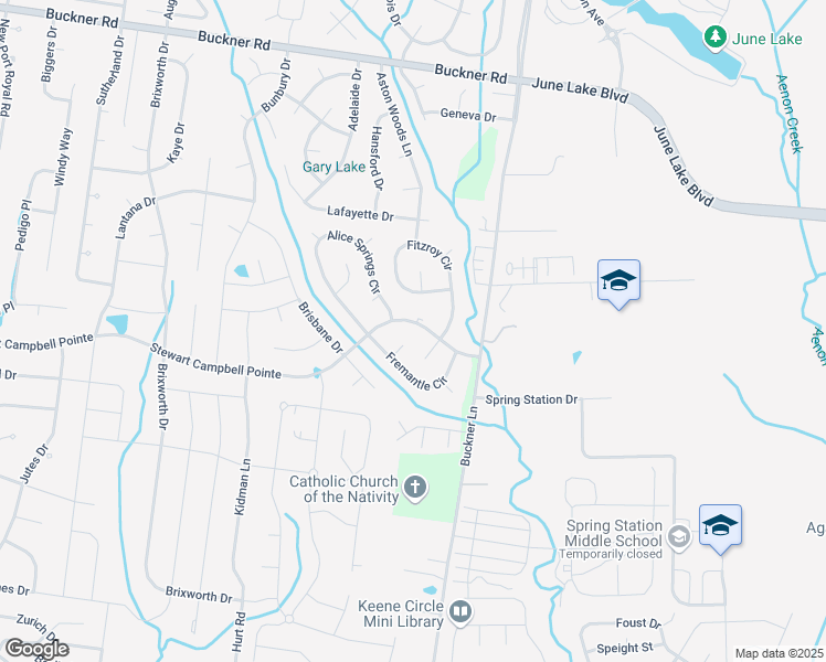 map of restaurants, bars, coffee shops, grocery stores, and more near 3007 Stewart Campbell Pointe in Spring Hill