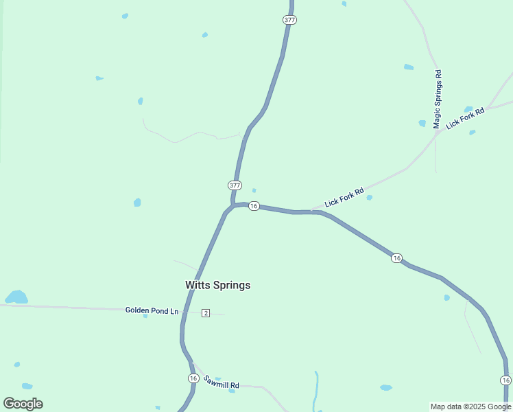 map of restaurants, bars, coffee shops, grocery stores, and more near 3 Arkansas 16 in Witts Springs