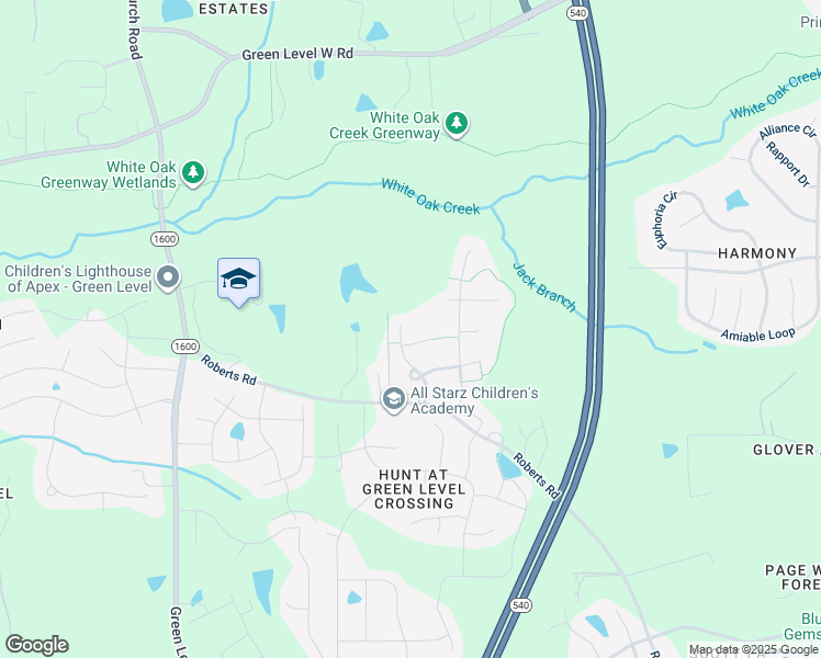 map of restaurants, bars, coffee shops, grocery stores, and more near 840 Katahdin Way in Cary