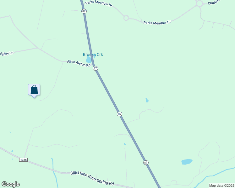 map of restaurants, bars, coffee shops, grocery stores, and more near 4774 North Carolina 87 in Pittsboro