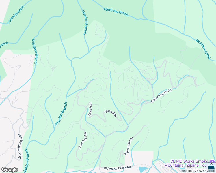 map of restaurants, bars, coffee shops, grocery stores, and more near 835 Deer Path Lane in Gatlinburg