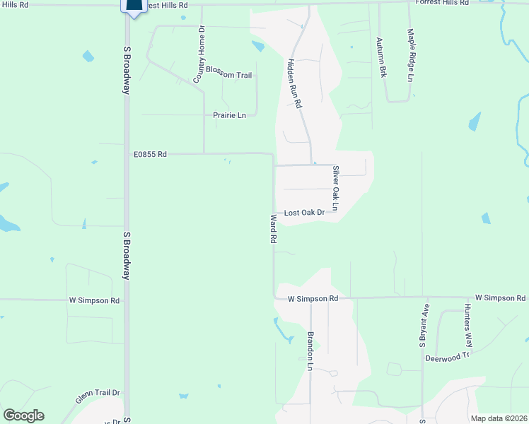map of restaurants, bars, coffee shops, grocery stores, and more near 813 Lost Oak Drive in Guthrie