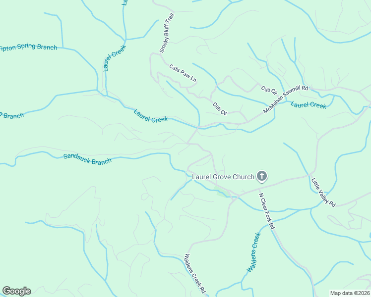 map of restaurants, bars, coffee shops, grocery stores, and more near 2414 Possum Cove Way in Sevierville