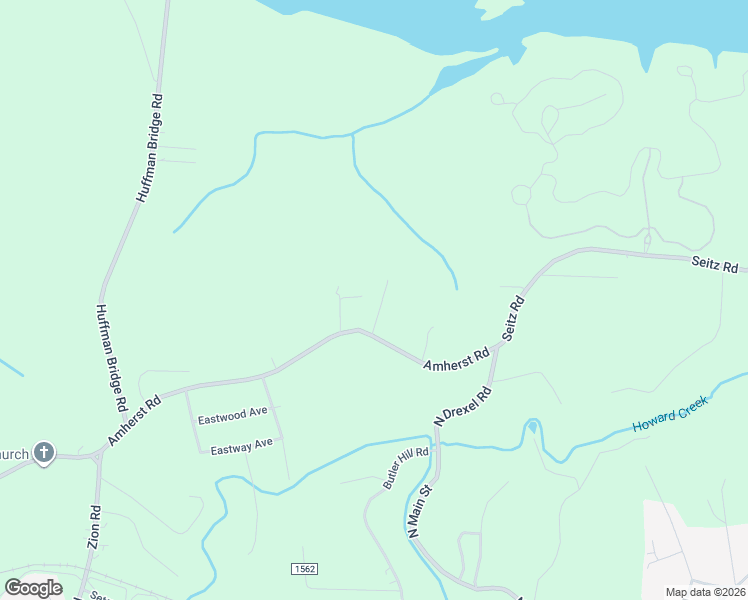 map of restaurants, bars, coffee shops, grocery stores, and more near 1525 Amherst Road in Morganton