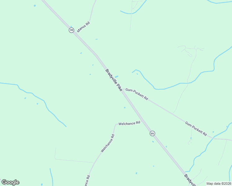 map of restaurants, bars, coffee shops, grocery stores, and more near 7402 Bradyville Pike in Murfreesboro