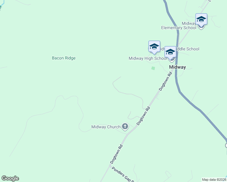 map of restaurants, bars, coffee shops, grocery stores, and more near 210 Dogtown Road in Ten Mile