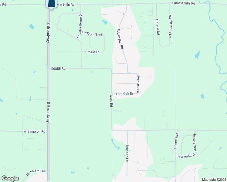 map of restaurants, bars, coffee shops, grocery stores, and more near 813 Lost Oak Drive in Guthrie