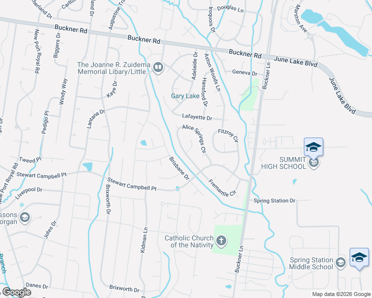 map of restaurants, bars, coffee shops, grocery stores, and more near 1045 Alice Springs Circle in Spring Hill