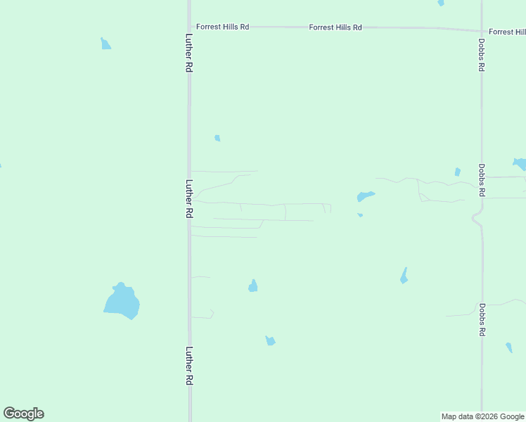 map of restaurants, bars, coffee shops, grocery stores, and more near 10800 Luther Road in Luther