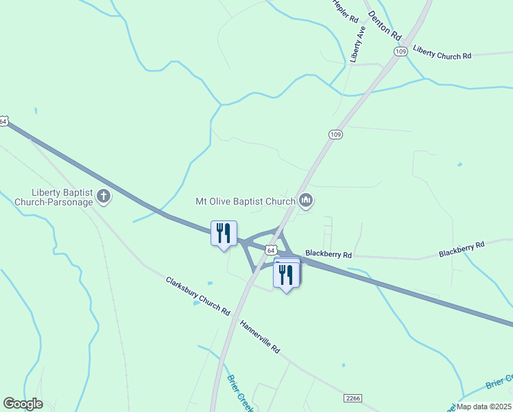map of restaurants, bars, coffee shops, grocery stores, and more near 239 Buck Briles Road in Thomasville
