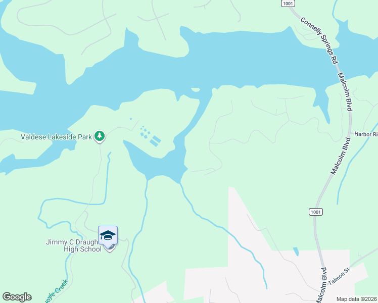 map of restaurants, bars, coffee shops, grocery stores, and more near 199 Azalea Drive in Connelly Springs