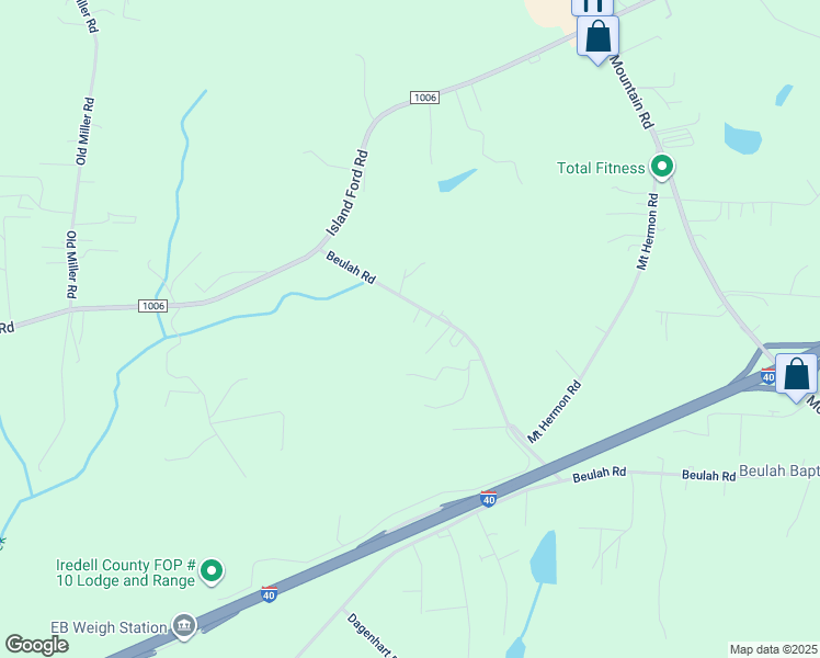 map of restaurants, bars, coffee shops, grocery stores, and more near 413 Beulah Road in Statesville
