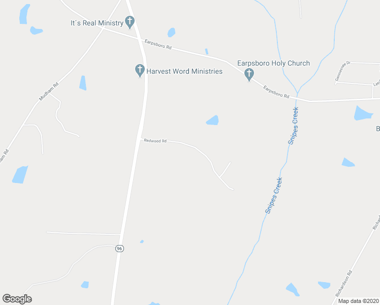 map of restaurants, bars, coffee shops, grocery stores, and more near 107 Redwood Road in Zebulon