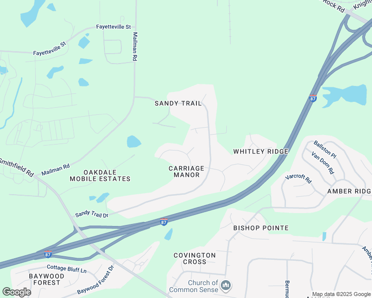 map of restaurants, bars, coffee shops, grocery stores, and more near 5205 Tuffer Place in Knightdale