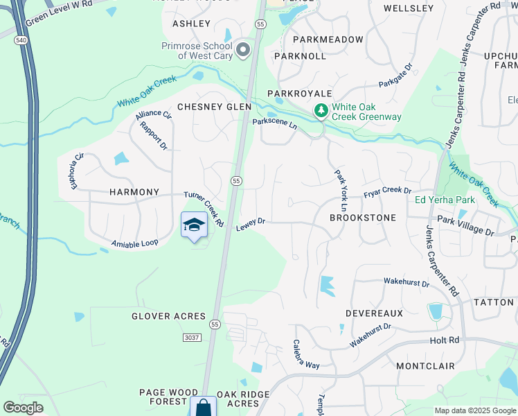 map of restaurants, bars, coffee shops, grocery stores, and more near 101 Joseph Pond Lane in Cary