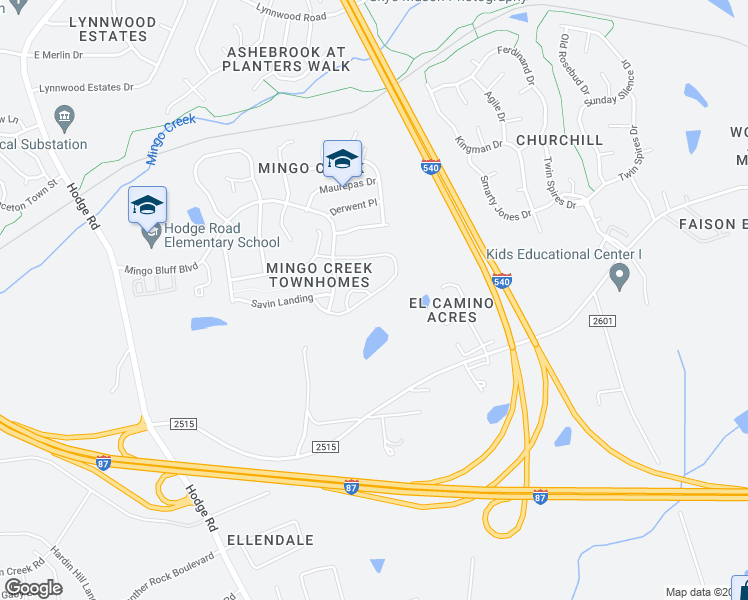 map of restaurants, bars, coffee shops, grocery stores, and more near 1209 Plexor Lane in Knightdale