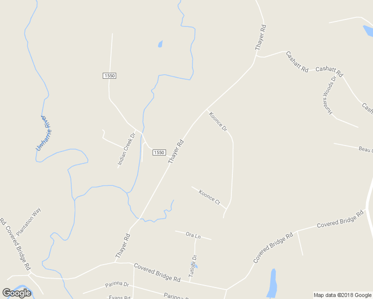 map of restaurants, bars, coffee shops, grocery stores, and more near 1432 Thayer Road in Trinity