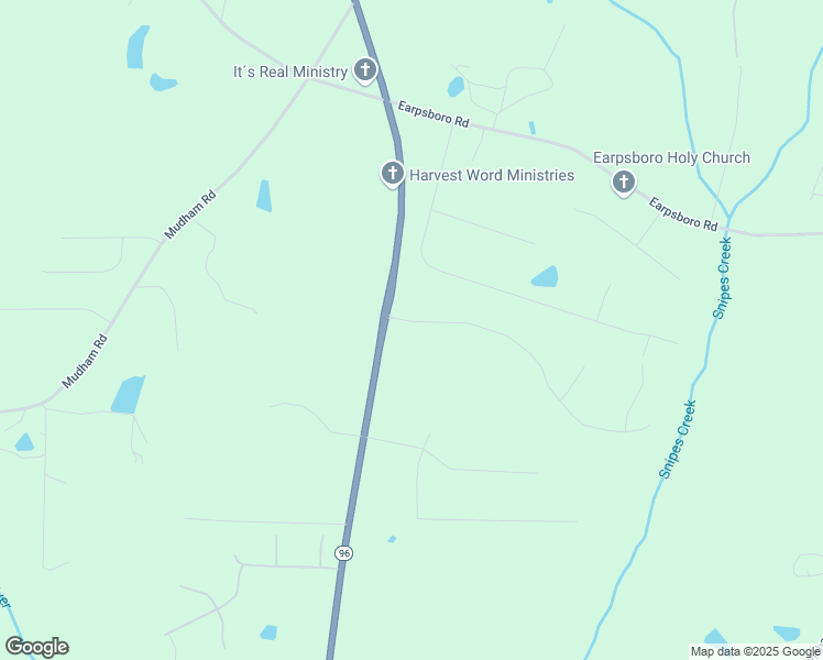 map of restaurants, bars, coffee shops, grocery stores, and more near 40 Red Wood Road in Zebulon