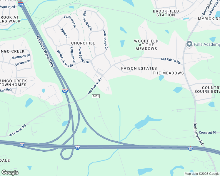 map of restaurants, bars, coffee shops, grocery stores, and more near 1121 Quiet Way in Knightdale
