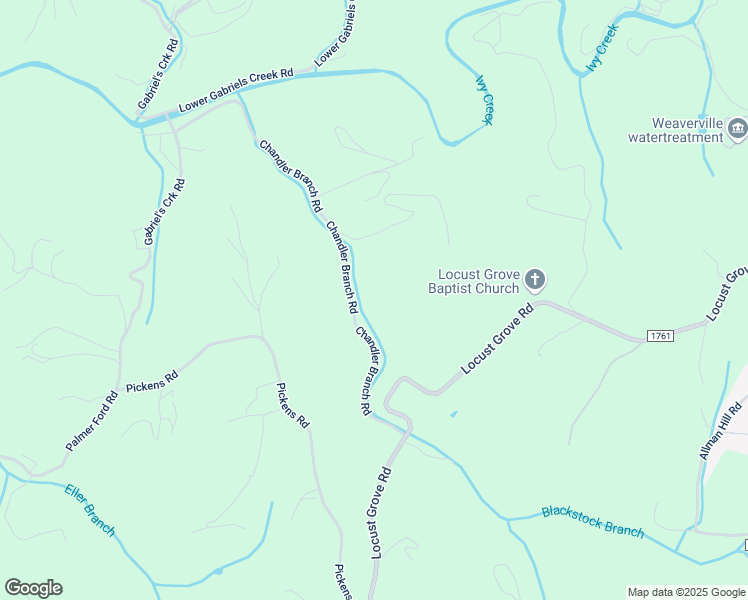 map of restaurants, bars, coffee shops, grocery stores, and more near 9 Fox Cove Road in Weaverville
