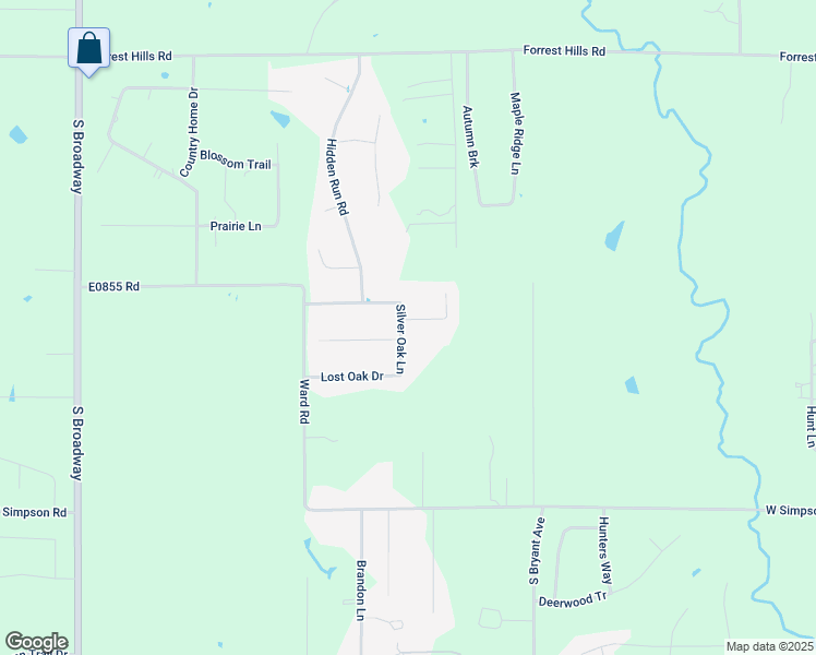 map of restaurants, bars, coffee shops, grocery stores, and more near 11662 Silver Oak Lane in Guthrie