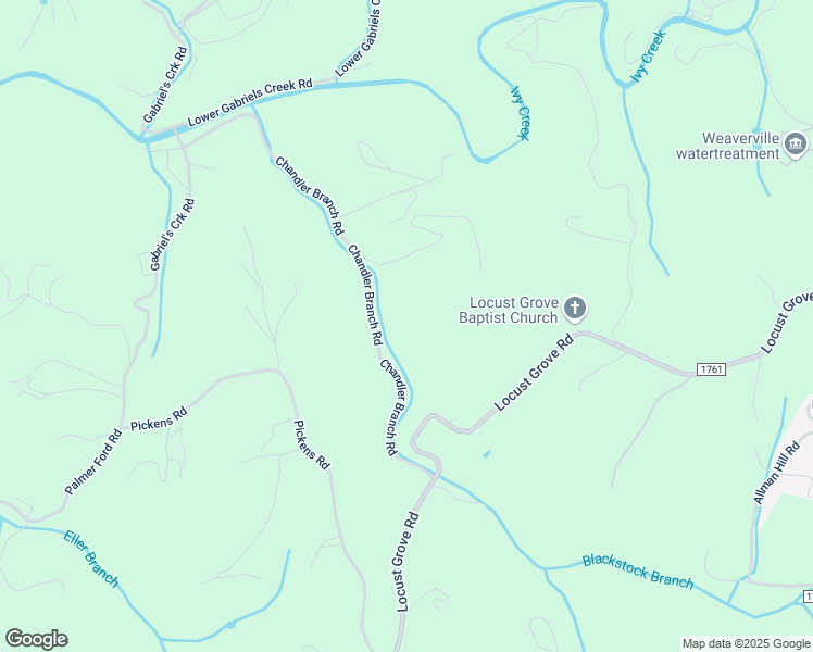 map of restaurants, bars, coffee shops, grocery stores, and more near 9 Fox Cove Road in Weaverville