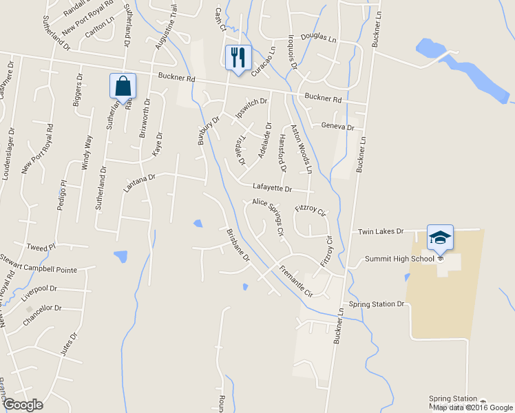 map of restaurants, bars, coffee shops, grocery stores, and more near 1027 Alice Springs Circle in Spring Hill