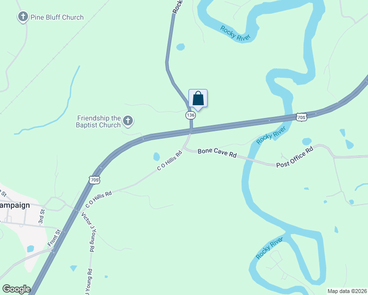 map of restaurants, bars, coffee shops, grocery stores, and more near 567 C O Hillis Road in Rock Island