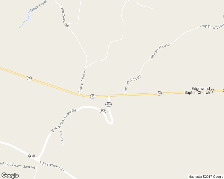 map of restaurants, bars, coffee shops, grocery stores, and more near 2206 Tennessee 50 in Centerville