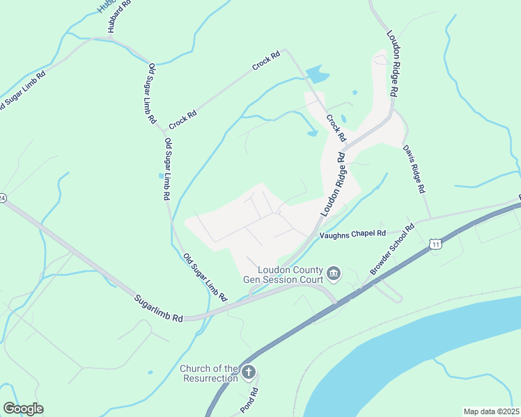 map of restaurants, bars, coffee shops, grocery stores, and more near 120 Hoffman Lane in Lenoir City