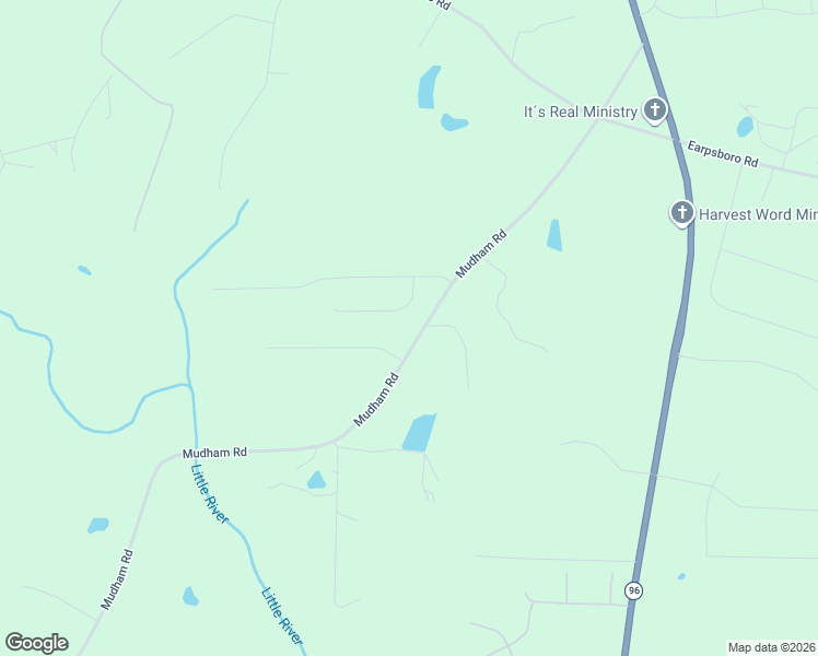 map of restaurants, bars, coffee shops, grocery stores, and more near 1287 Mudham Road in Zebulon