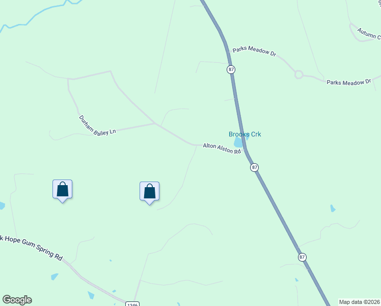 map of restaurants, bars, coffee shops, grocery stores, and more near 50 Goathouse Road in Pittsboro