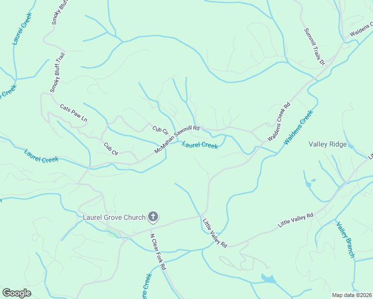 map of restaurants, bars, coffee shops, grocery stores, and more near 2896 McMahan Sawmill Road in Pigeon Forge