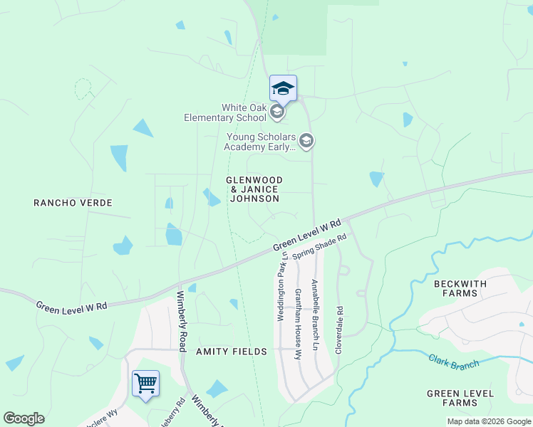 map of restaurants, bars, coffee shops, grocery stores, and more near 4129 Maple Springs Drive in Apex