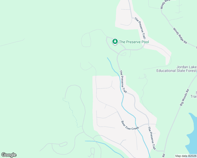 map of restaurants, bars, coffee shops, grocery stores, and more near 707 Bear Tree Creek in Chapel Hill