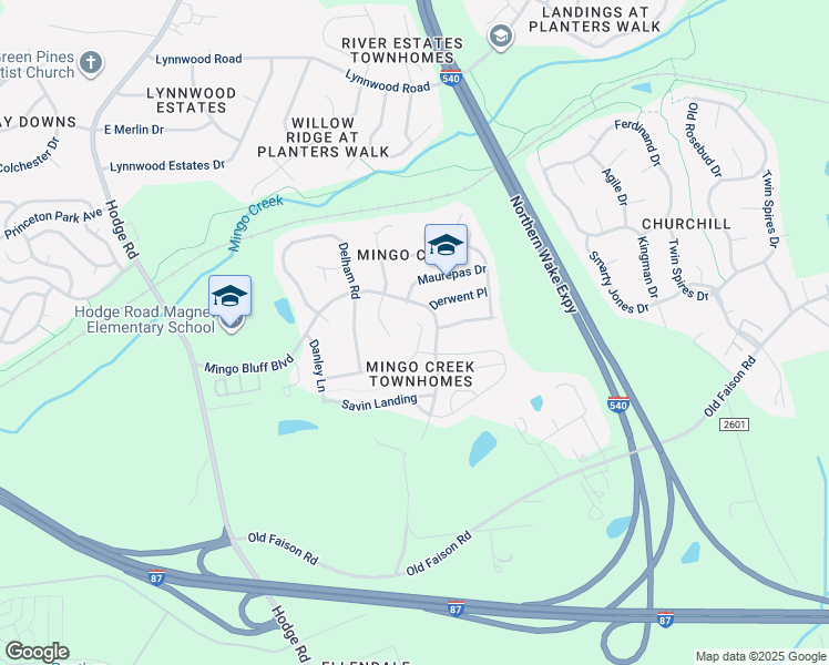 map of restaurants, bars, coffee shops, grocery stores, and more near 908 Hadel Place in Knightdale