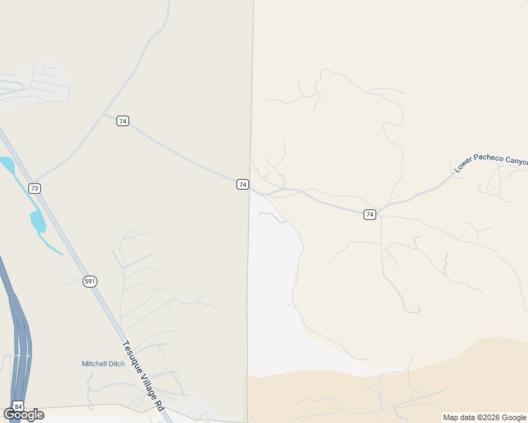 map of restaurants, bars, coffee shops, grocery stores, and more near 8 Lavadero Road in Santa Fe