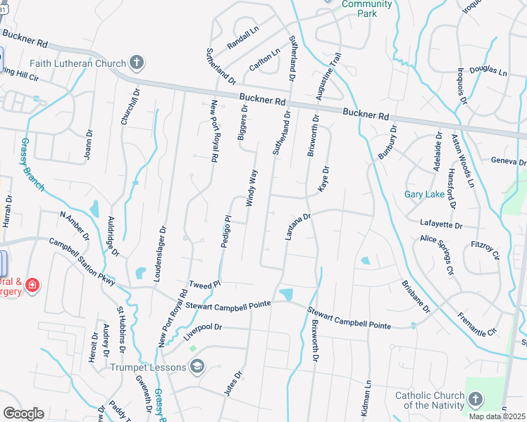 map of restaurants, bars, coffee shops, grocery stores, and more near 2851 Sutherland Drive in Thompson's Station