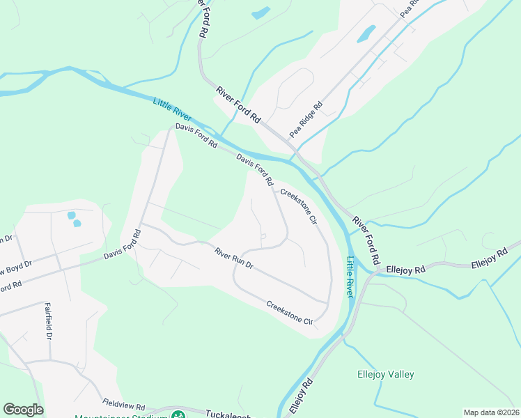 map of restaurants, bars, coffee shops, grocery stores, and more near 3930 Poplar Grove Road in Maryville