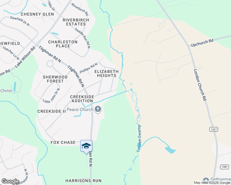 map of restaurants, bars, coffee shops, grocery stores, and more near 3102 Stewart Drive North in Wilson