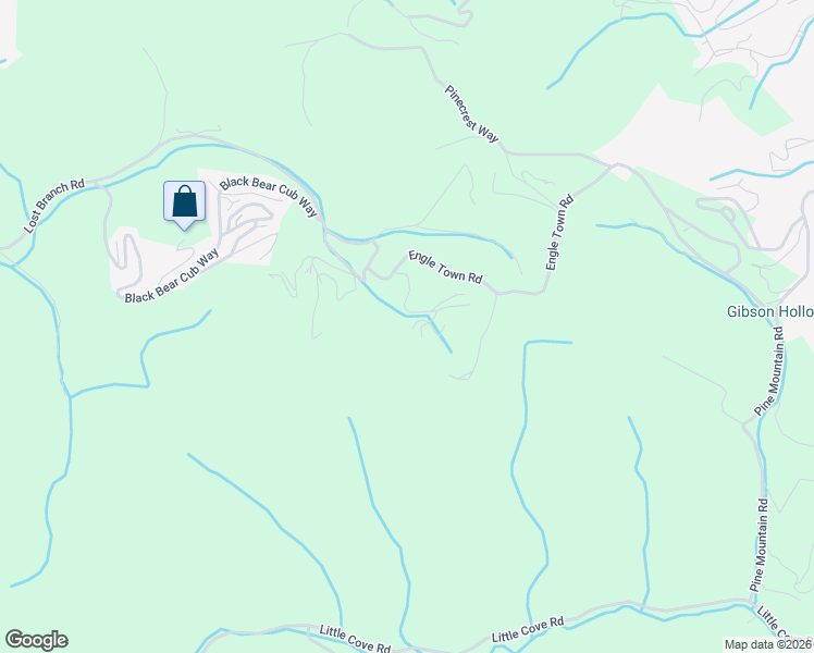 map of restaurants, bars, coffee shops, grocery stores, and more near 1069 Bryan View Road in Sevierville