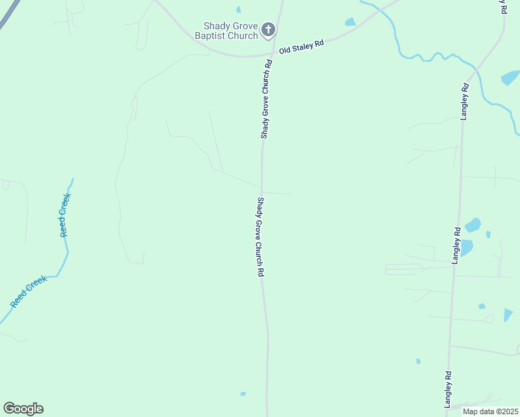 map of restaurants, bars, coffee shops, grocery stores, and more near 1392 Shady Grove Church Road in Staley