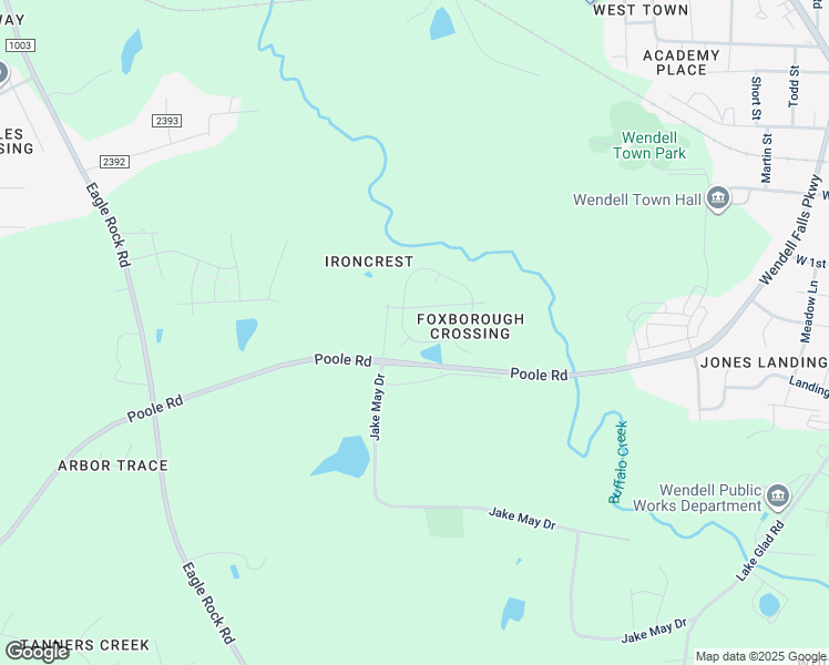 map of restaurants, bars, coffee shops, grocery stores, and more near 632 South Kennelman Circle in Wendell