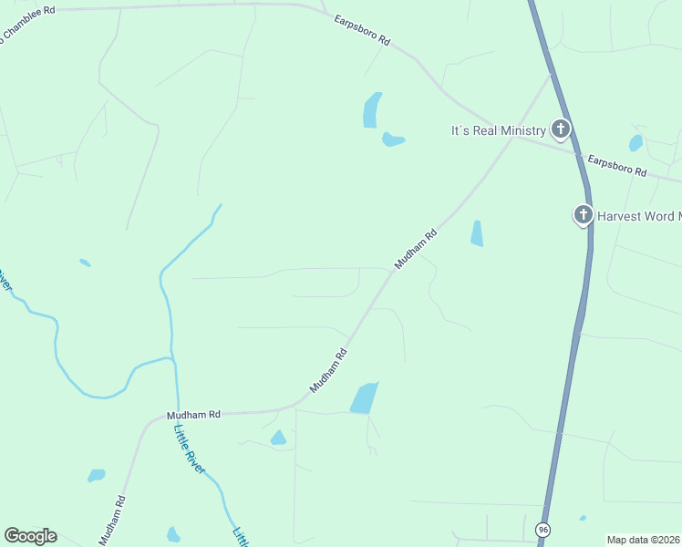 map of restaurants, bars, coffee shops, grocery stores, and more near 1287 Mudham Road in Zebulon